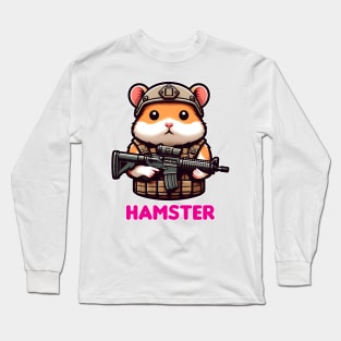 Tactical Hamster Long Sleeve T-Shirt